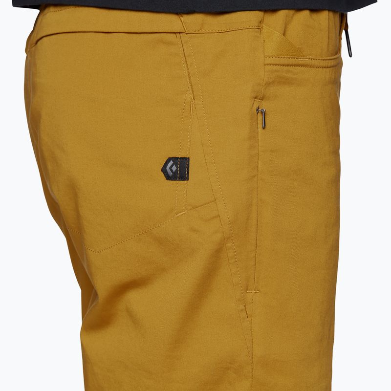 Pantaloni scurți de alpinism Black Diamond Notion pentru bărbați, galben AP750062 3