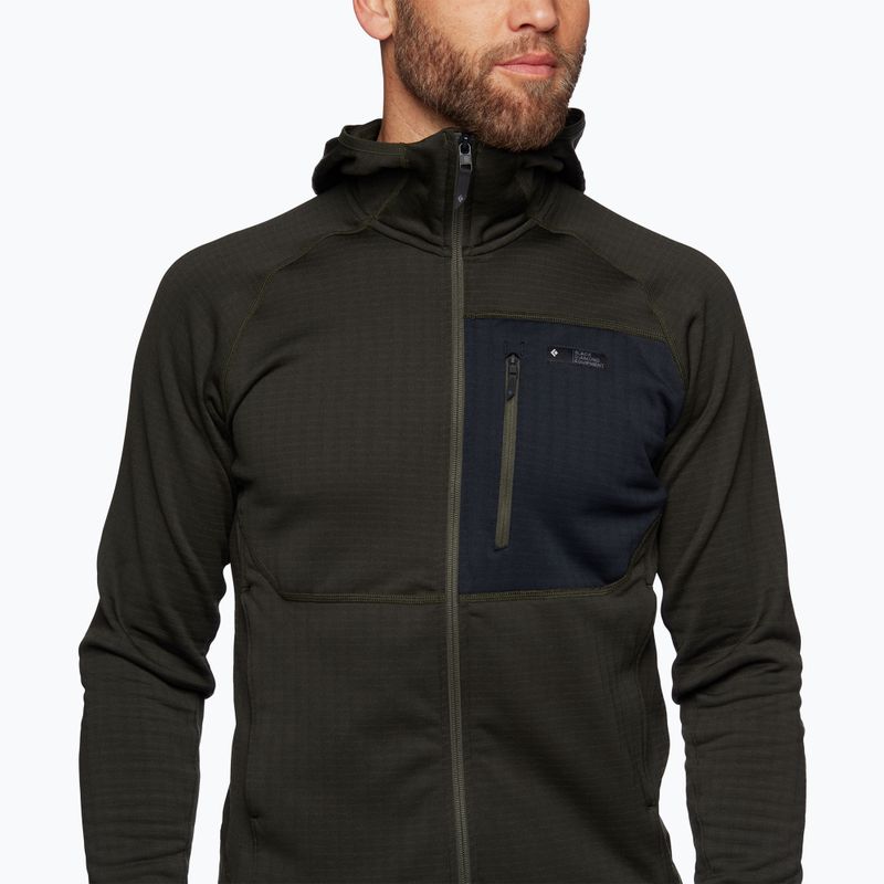 Bluză de trekking pentru bărbați Black Diamond Factor Hoody cypress 4