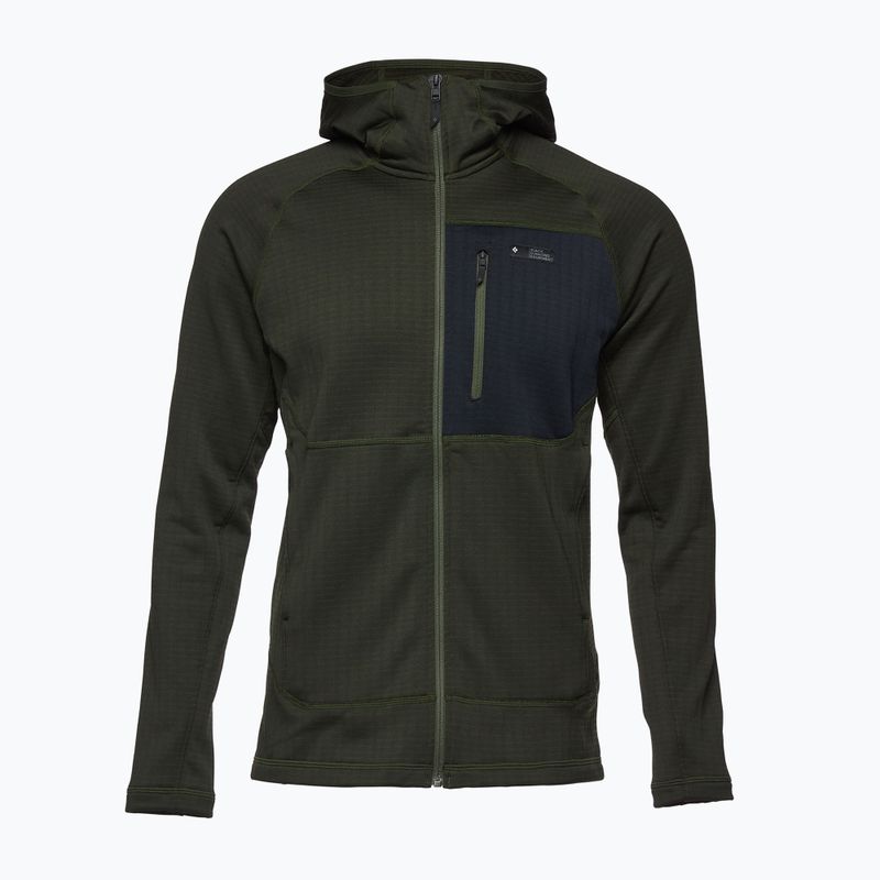 Bluză de trekking pentru bărbați Black Diamond Factor Hoody cypress 5