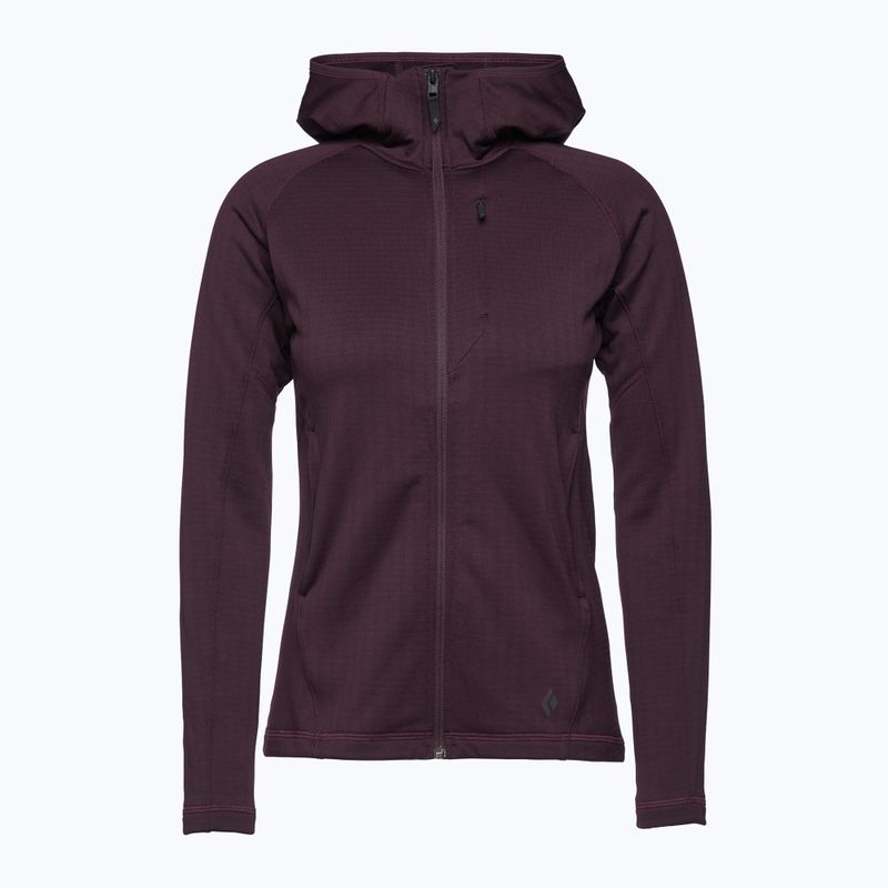 Bluză de trekking pentru femei Black Diamond Factor Hoody maroon AP7440806018 3