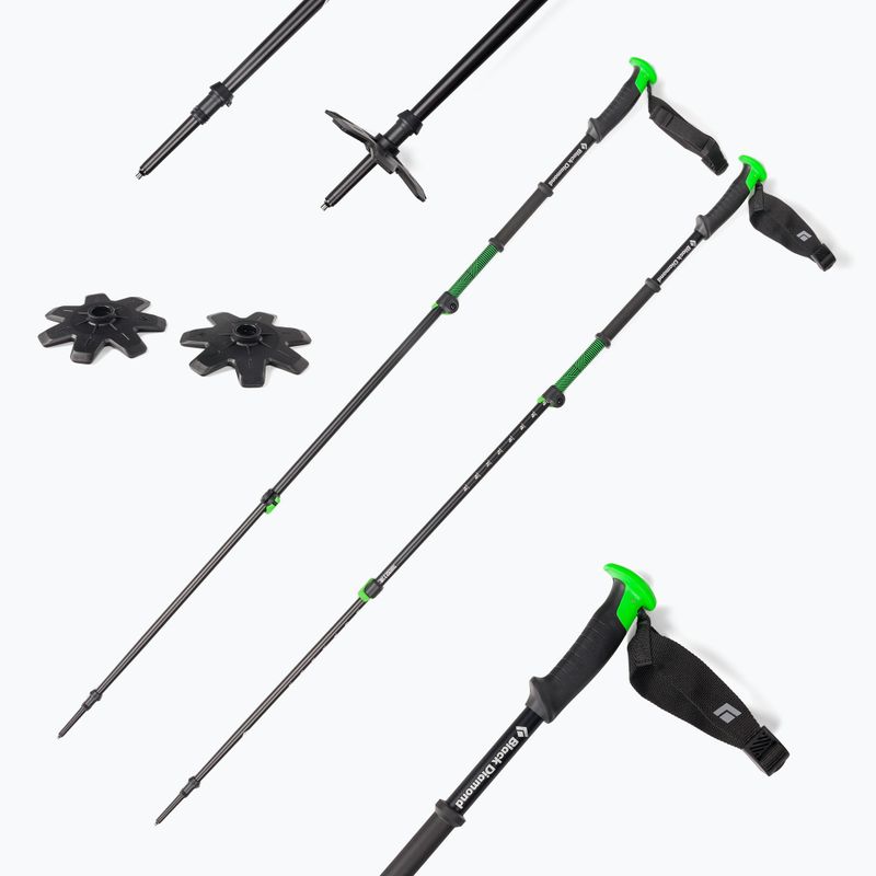 Black Diamond Traverse 3 Schi Traverse bețe de schi verde BD1115159400001251 5