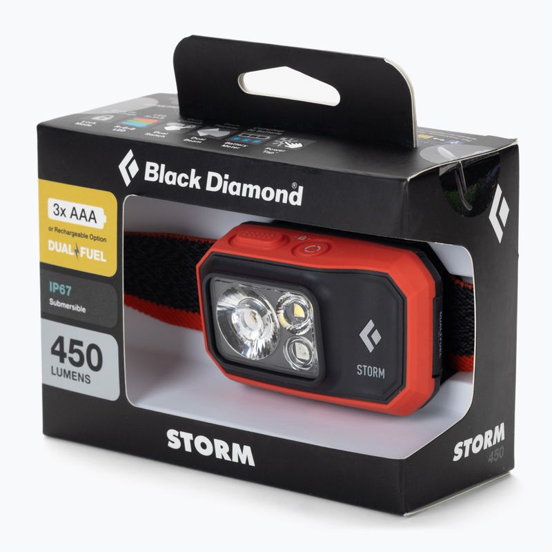 Black Diamond Storm 450 Headlamp roșu BD6206718001ALL1