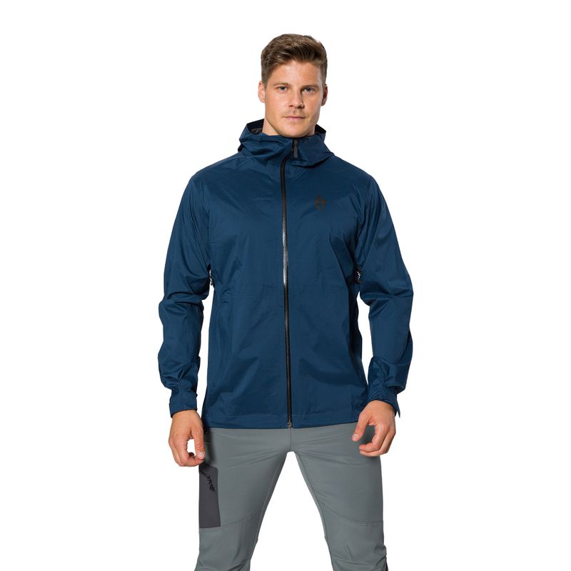 Jachetă de ploaie cu membrană Black Diamond Stormline Stretch Blue APCDT04013SML1 pentru bărbați Black Diamond Stormline Stretch Blue
