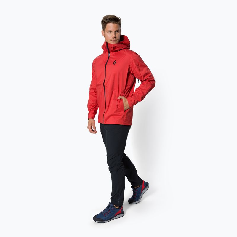 Black Diamond Stormline Stretch jachetă de ploaie cu membrană pentru bărbați, roșu APCDT06040SML1 2