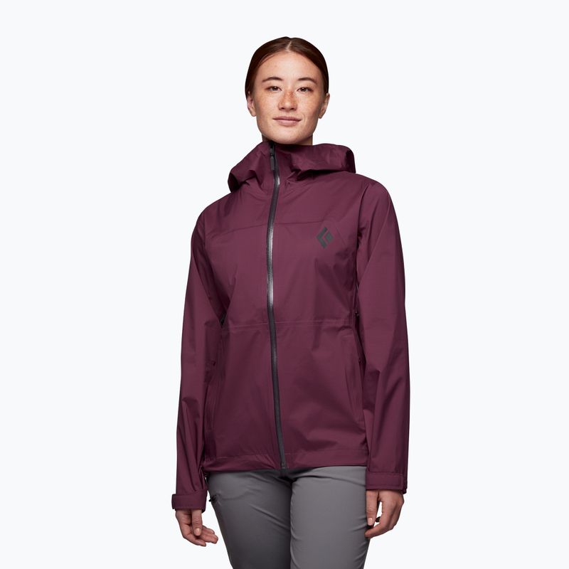 Black Diamond jachetă de ploaie Stormline Stretch pentru femei de culoare mov APM697575016XXS1 2