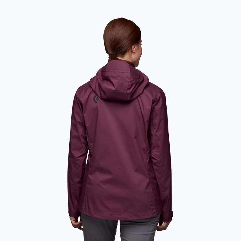 Black Diamond jachetă de ploaie Stormline Stretch pentru femei de culoare mov APM697575016XXS1 3
