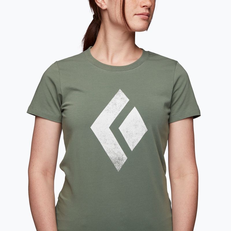 Tricou de alpinism pentru femei Black Diamond Chalked Up verde AP7300523053 3
