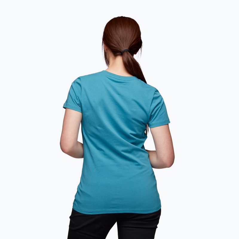 Tricou de alpinism pentru femei Black Diamond Chalked Up albastru AP730052404055LRG1 2