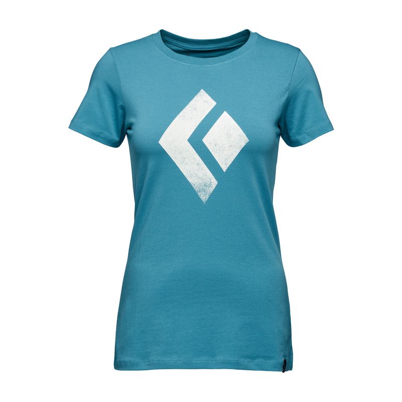 Tricou de alpinism pentru femei Black Diamond Chalked Up albastru AP730052404055LRG1 4