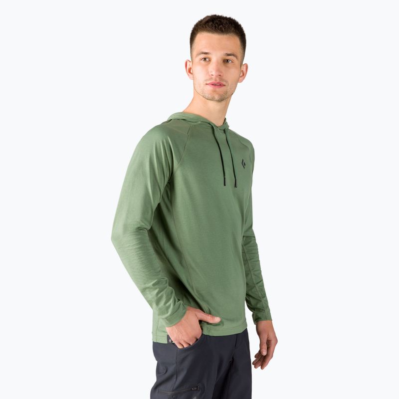Hanorac cu glugă Black Diamond Crag pentru bărbați, verde AP7520003050SML1