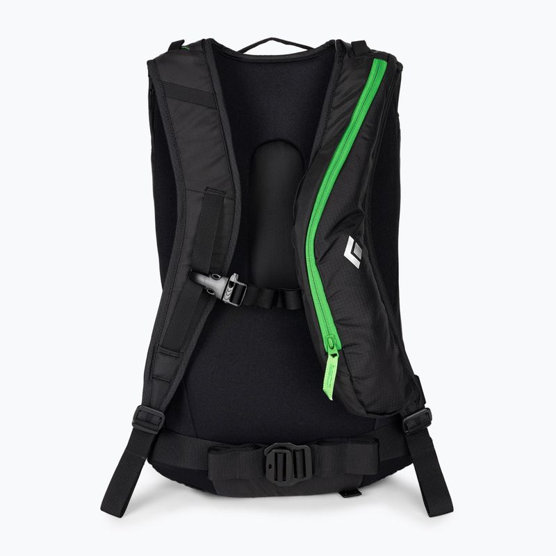 Black Diamond Dawn Patrol 15 negru de parașutism rucsac negru de parașutism 3