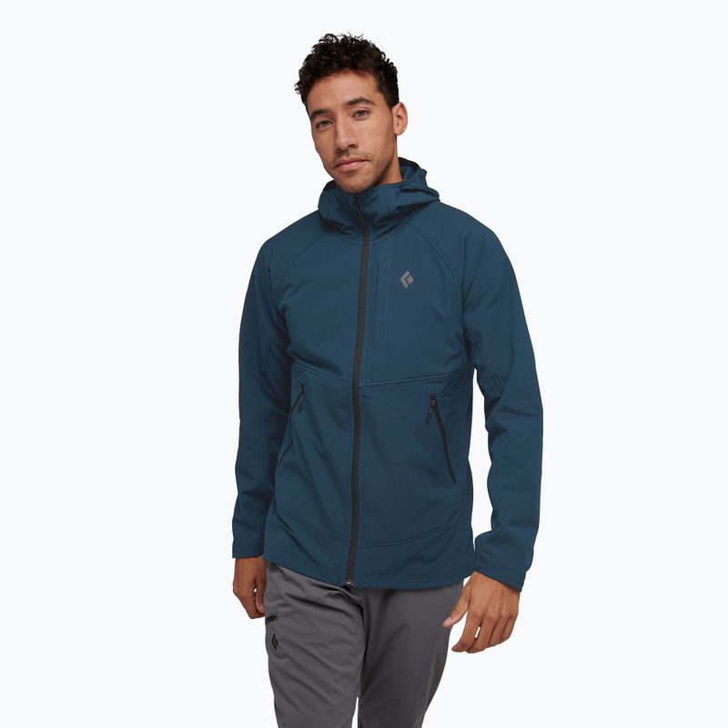 Jachetă softshell pentru bărbați Black Diamond Element Hoody albastru marin AP7440244013LRG1