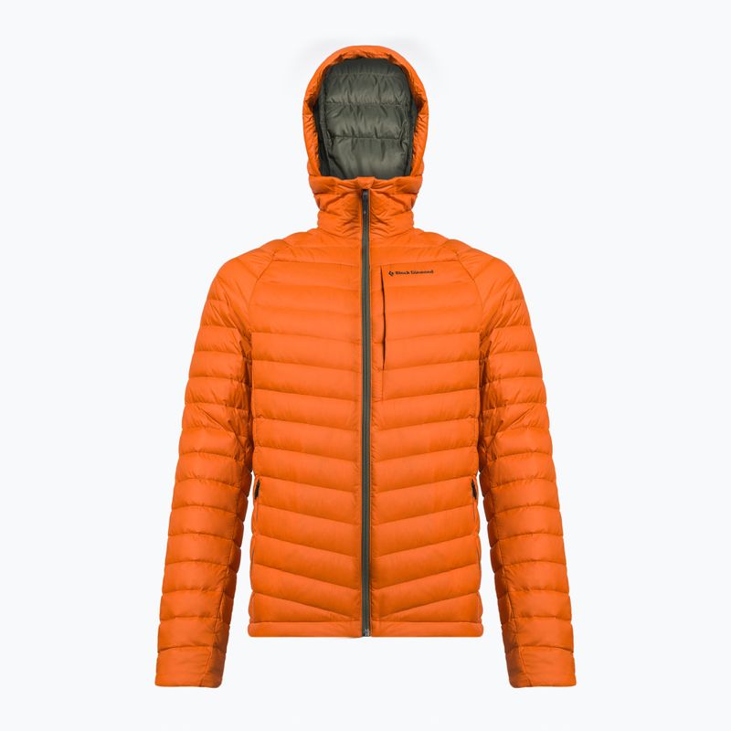 Jachetă din puf pentru bărbați Black Diamond Access Down Hoody portocaliu AP746080808007LRG1