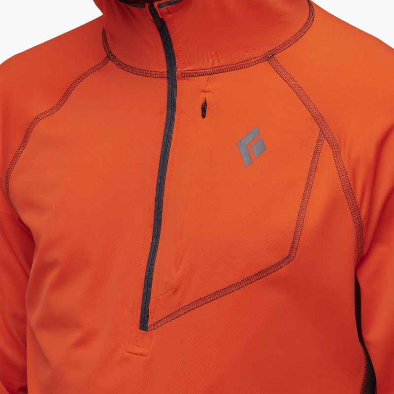 Bluză de trekking pentru bărbați Black Diamond Alpenglow Pro Hoody roșie AP7520828001 5