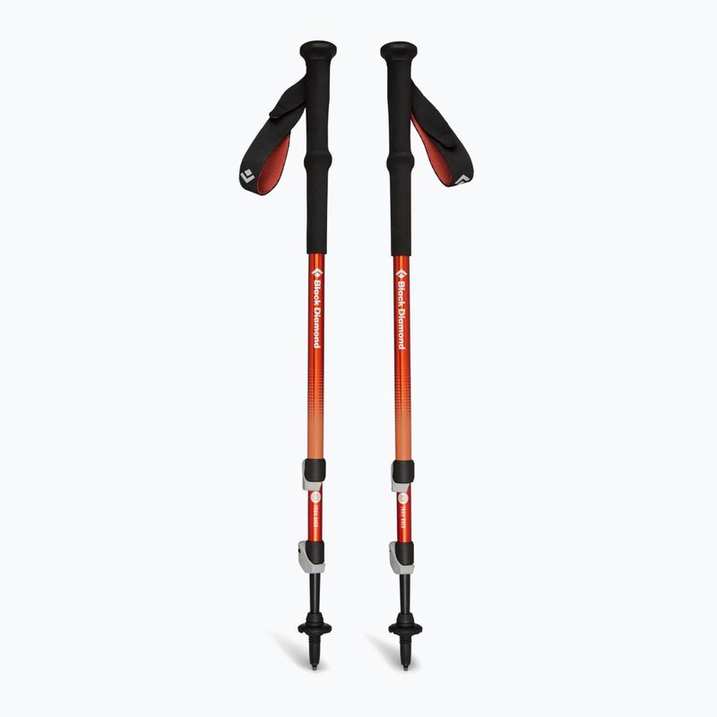 Black Diamond Trail Back Trek trekking poles arsă sienna 2