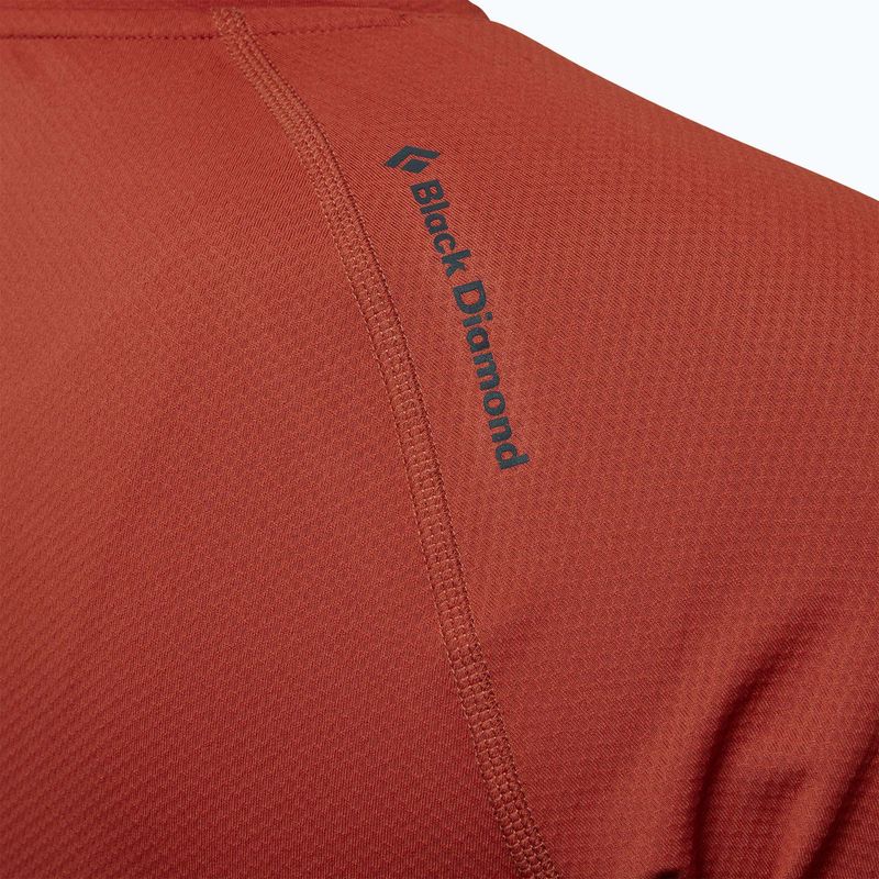 Bluză de trekking pentru bărbați Black Diamond Alpenglow Crew burnt sienna 4