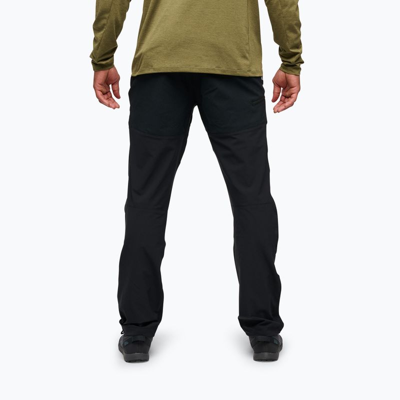 Pantaloni de trekking pentru bărbați Black Diamond Alpine Hybrid black/black 2