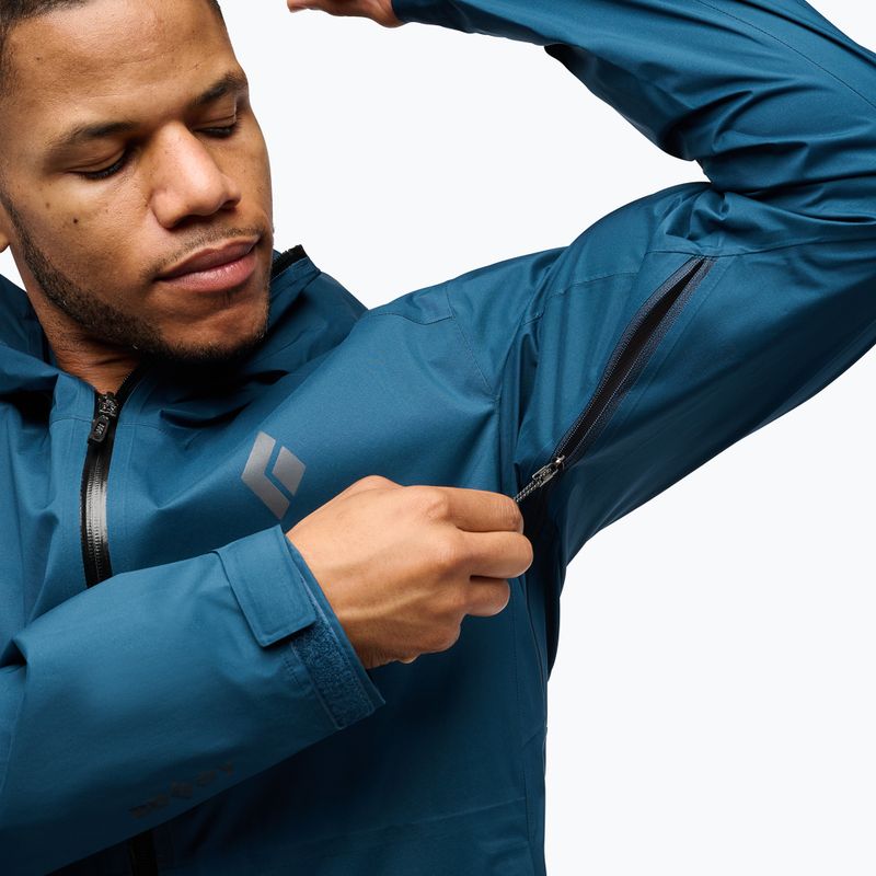 Jachetă de ploaie pentru femei Black Diamond Fineline Stretch indigo 6