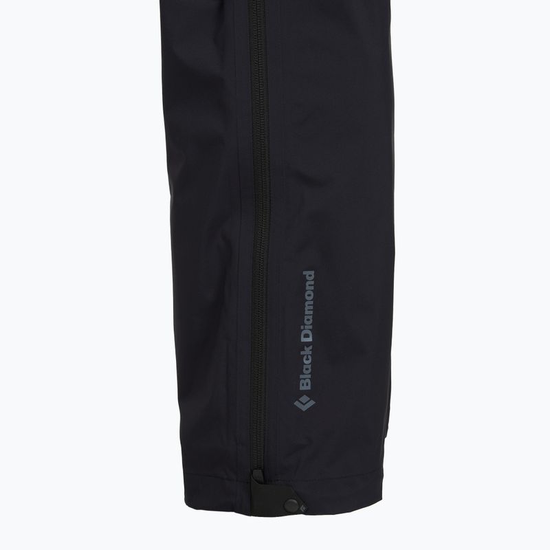 Pantaloni de ploaie pentru femei Black Diamond Fineline Stretch FZ black 5