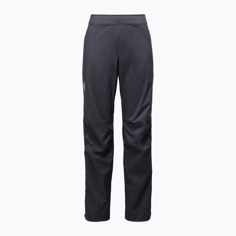 Pantaloni de ploaie pentru femei Black Diamond Fineline Stretch FZ black