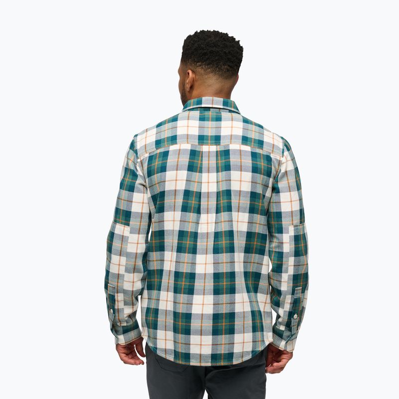 Tricou de trekking pentru bărbați Black Diamond Project Twill raging sea/henna 2