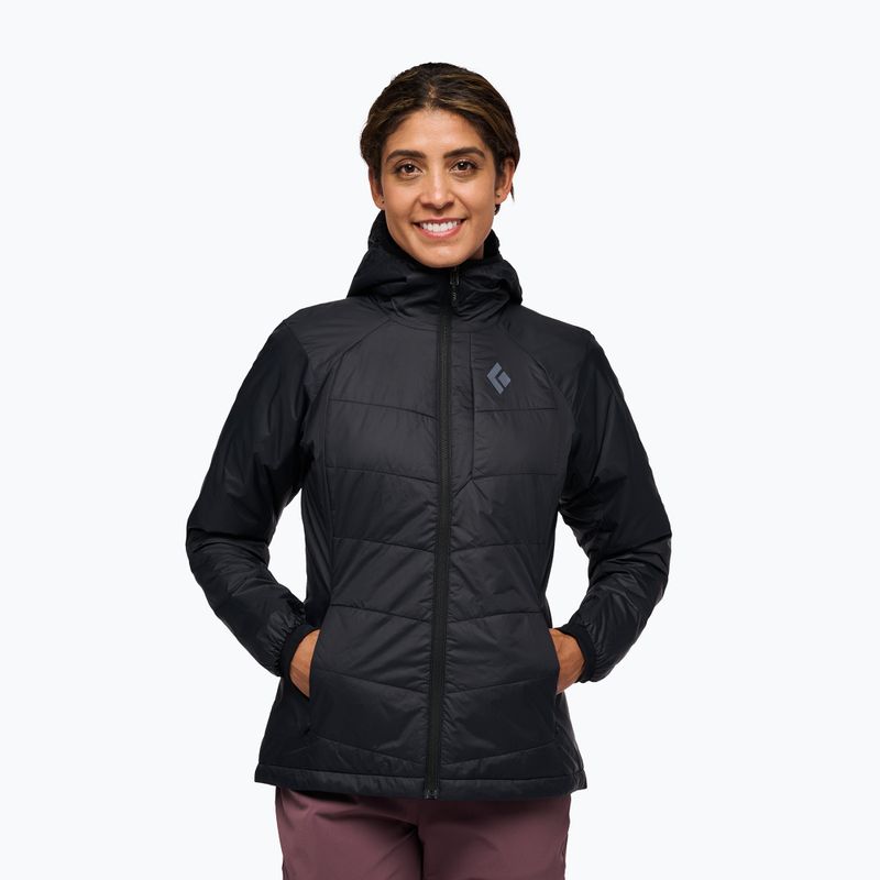 Geacă izolată pentru femei Black Diamond Solution 2.0 Hoody black