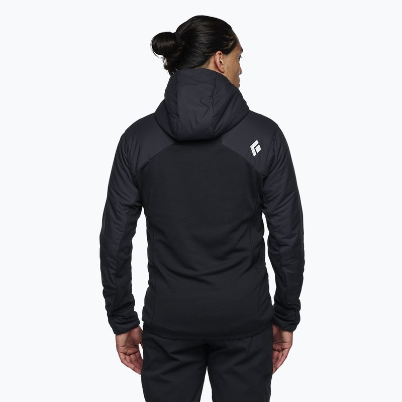 Geacă hibridă pentru bărbați Black Diamond First Light Hybrid Hoody black 2