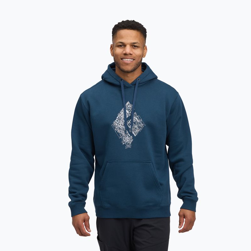 Hanorac pentru bărbați Black Diamond Engineered Diamond Po Hoody indigo