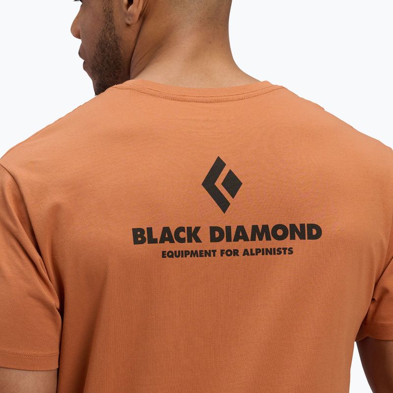Tricou pentru bărbați Black Diamond Equipmnt For Alpinist SS Tee moab brown 5