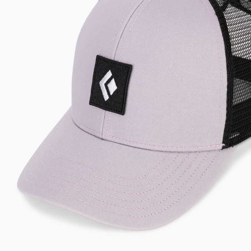 Șapcă Black Diamond Trucker soft lilac/black/black icon patch 3
