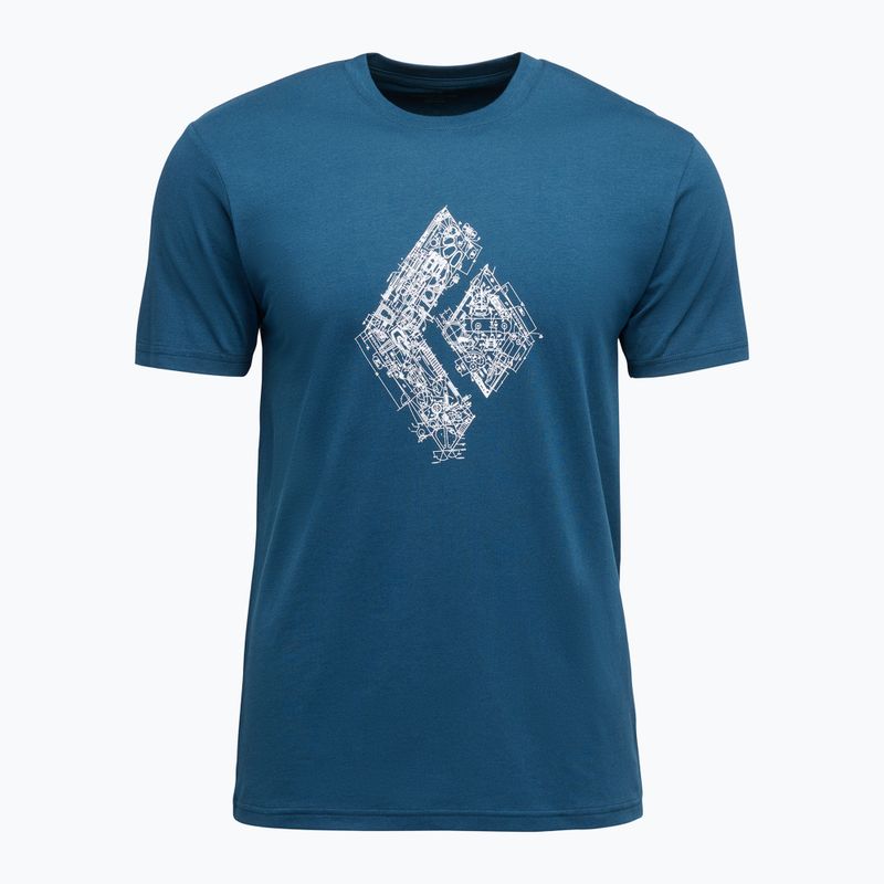 Tricou pentru bărbați Black Diamond Engineered Diamond SS Tee indigo 5