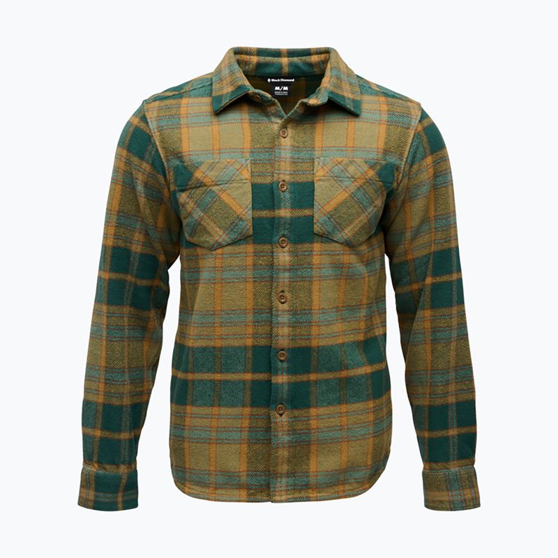 Cămașă pentru bărbați Black Diamond Project Heavy Flannel deep woods/laurel green plaid 3