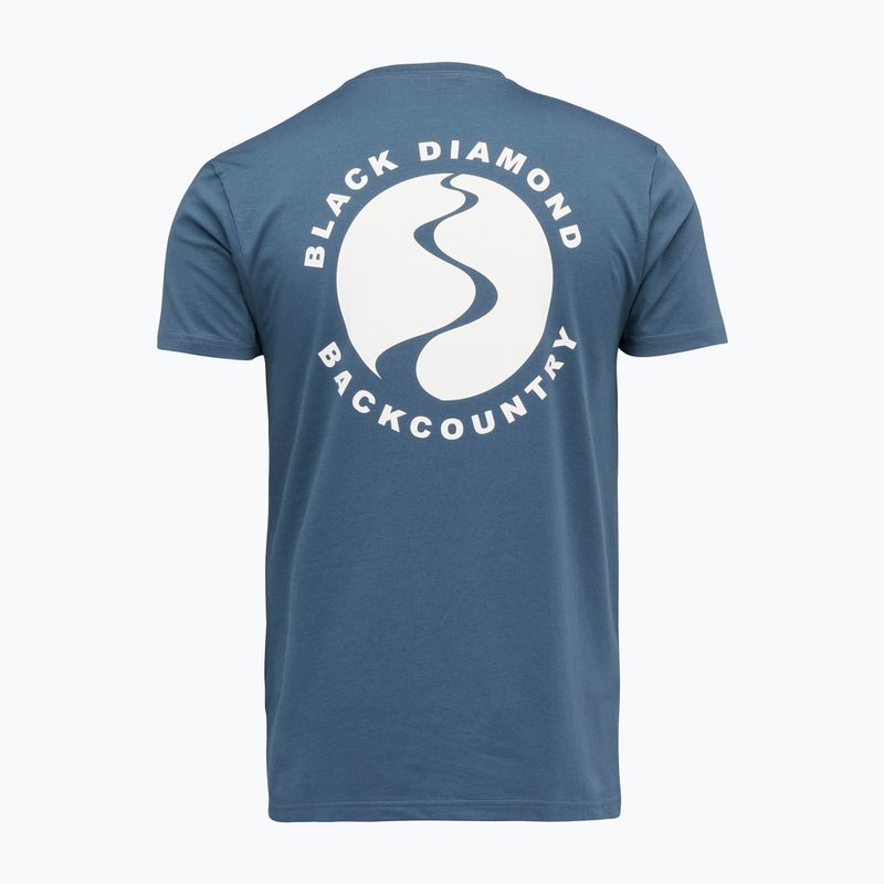 Tricou pentru bărbați Black Diamond Backcountry Stamps midnight blue 2
