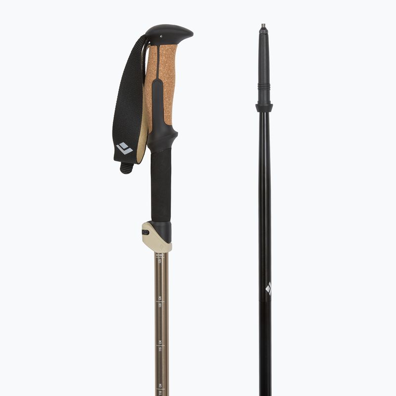 Bețe de trekking Black Diamond Trail Vista FLZ Trekking white oak 3