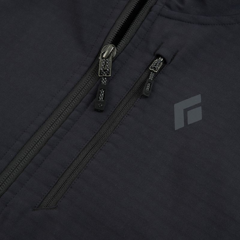 Bluză pentru bărbați Black Diamond Coefficient Storm Full Zip Hoody black 3