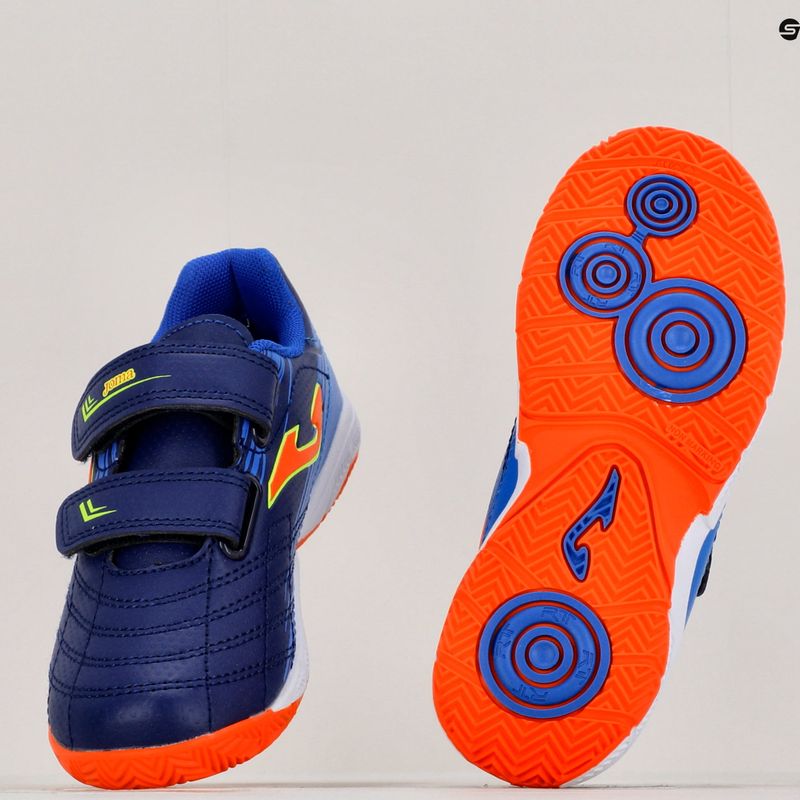 Joma Xpander IN navy/orange fluor pentru copii ghete de fotbal pentru copii 14