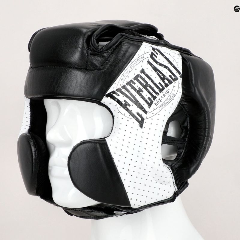 Articole de protecție cap pentru box pentru bărbați, din piele EVERLAST 1910, negru, EV4820 L/XL 7