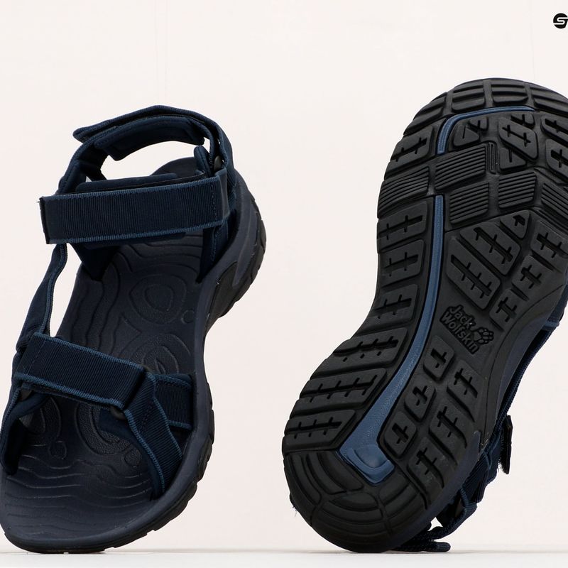 Sandale turistice pentru bărbați Jack Wolfskin Lakewood Ride bleumarin 4019021 11