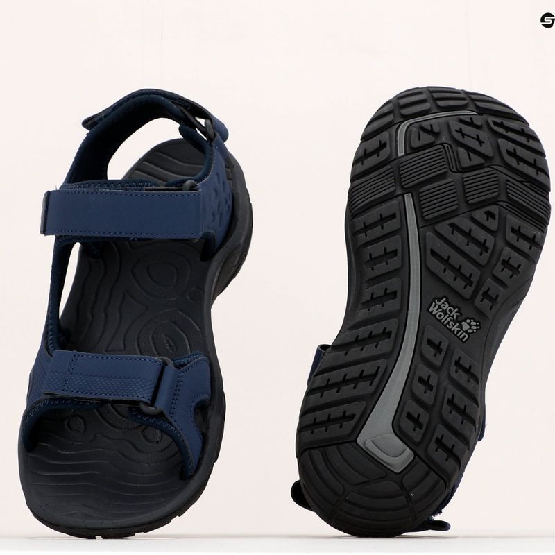 Sandale de trekking pentru bărbați Jack Wolfskin Lakewood Cruise bleumarin 4019011 18