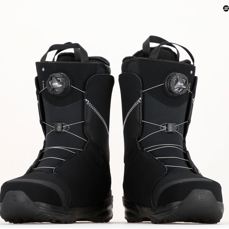 Cizme de snowboard pentru femei Salomon Kiana Dual Boa negru L41429100 17