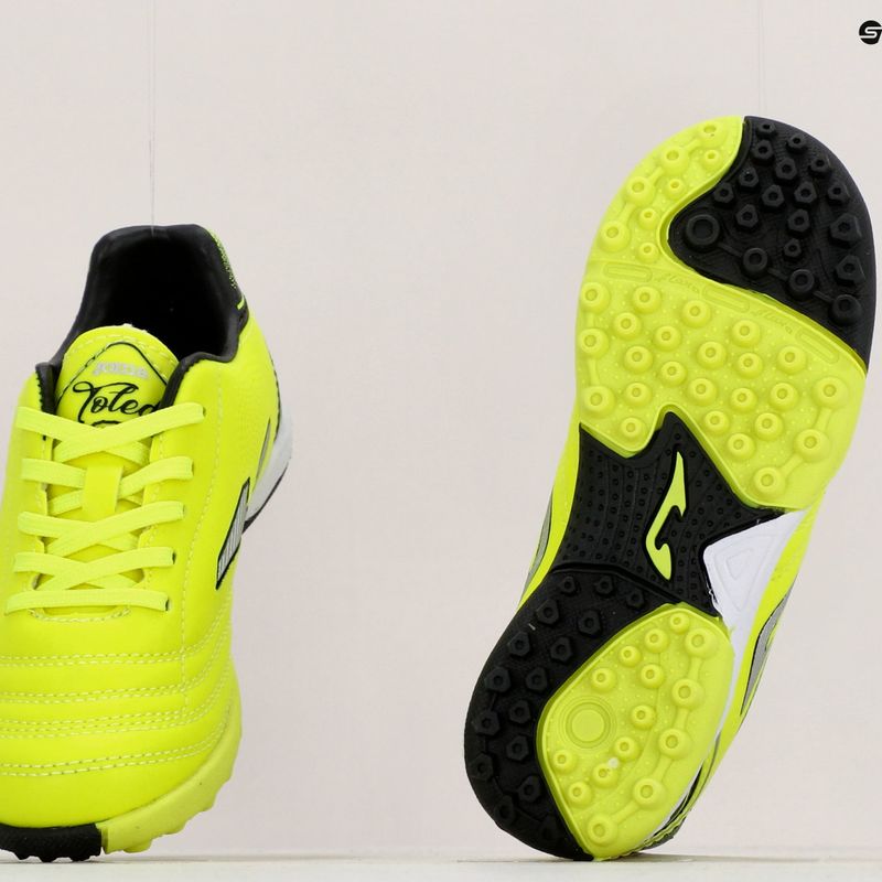 Joma Toledo TF ghete de fotbal pentru copii Lemon fluor/negru 13