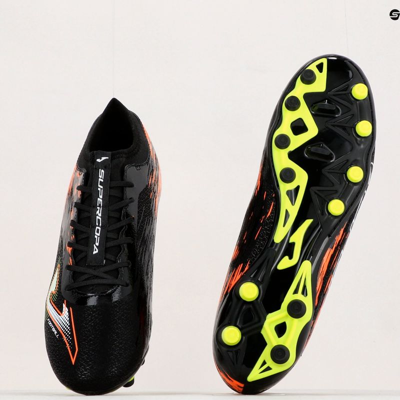 Joma Super Copa FG negru/coral ghete de fotbal pentru bărbați 13