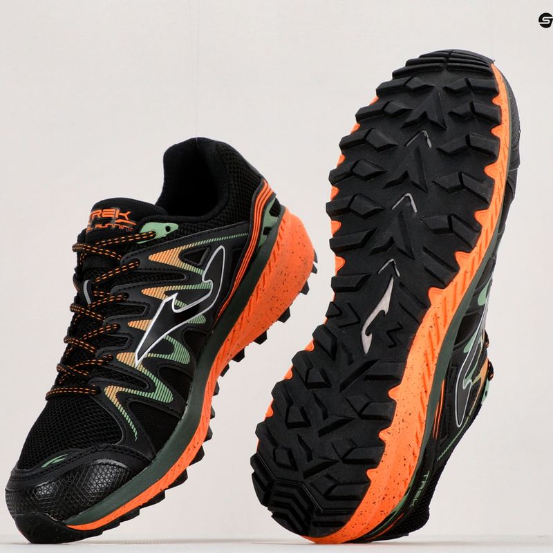 Încălțăminte de alergat pentru bărbați Joma Tk.Trek negru-portocalie TKTREW2231H 14