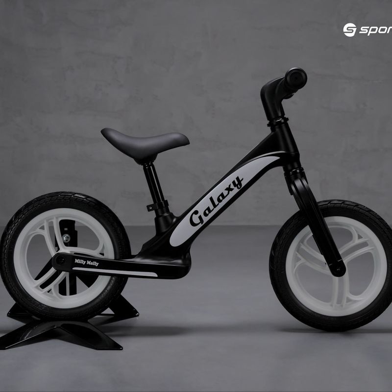 Bicicletă fără pedale pentru copii Milly Mally Galaxy MG, negru, 3399 7