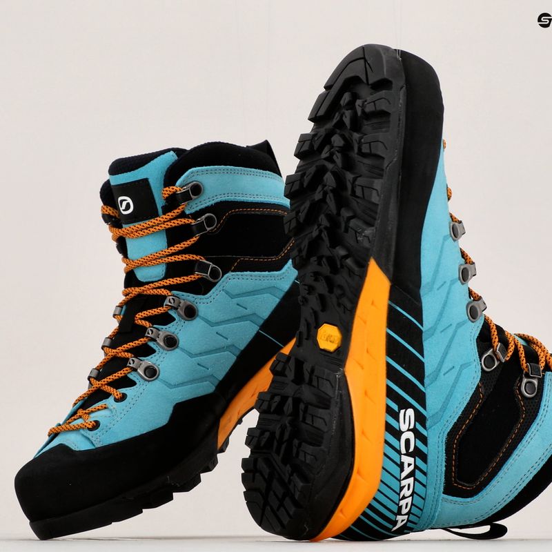 Cizme de trekking pentru femei SCARPA Mescalito TRK GTX turcoaz-negru 61050 11