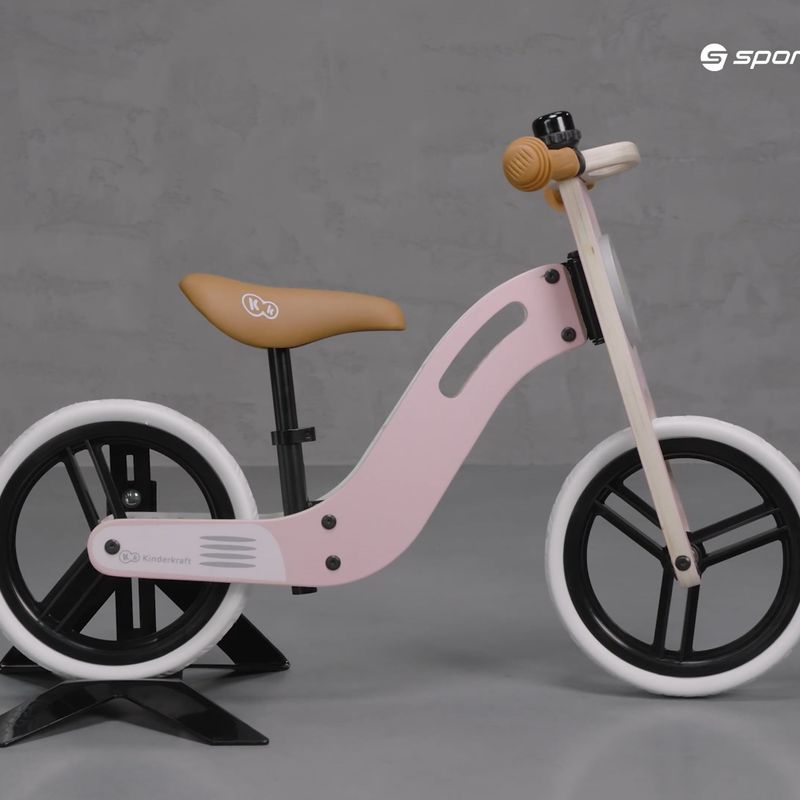 Bicicletă fără pedale pentru copii Kinderkraft Uniq, roz, KKRUNIQPNK0000 7