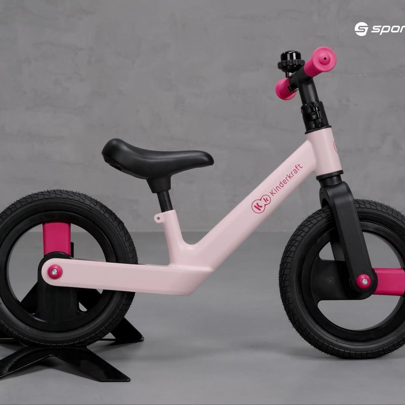 Bicicletă fără pedale pentru copii Kinderkraft Goswift, roz, KRGOSW00PNK0000 7