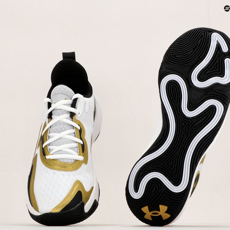 Under Armour Spawn 5 pantofi de baschet alb 3026285 13