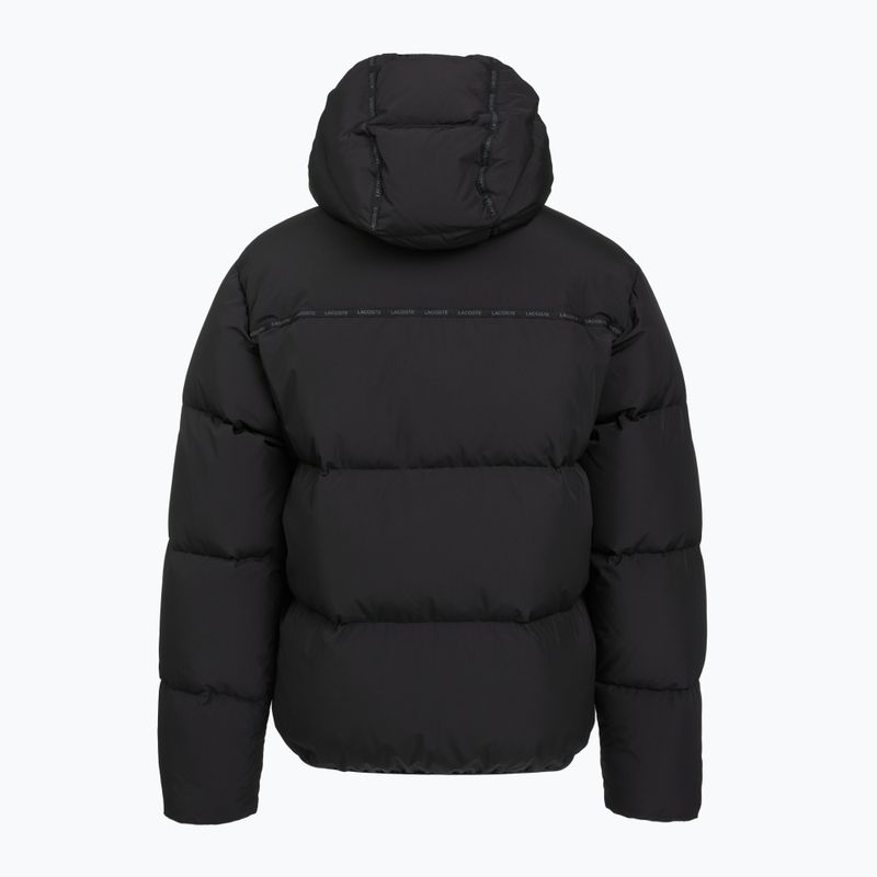Geacă de iarnă Lacoste BH2608 Hooded black 2