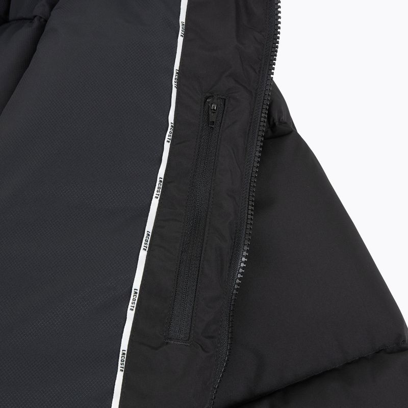 Geacă de iarnă Lacoste BH2608 Hooded black 5